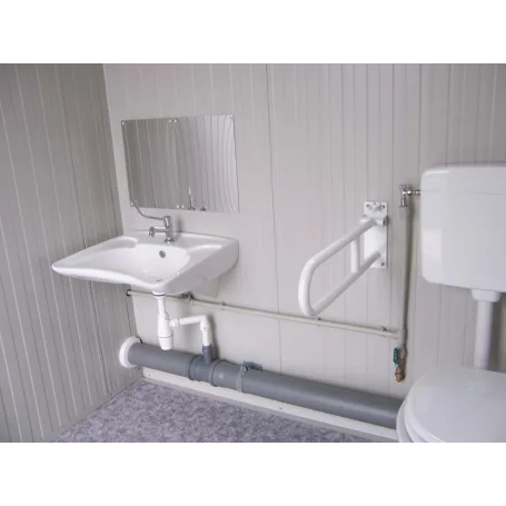 Módulo Sanitario PMR nuevo con WC PMR y Lavabo PMR