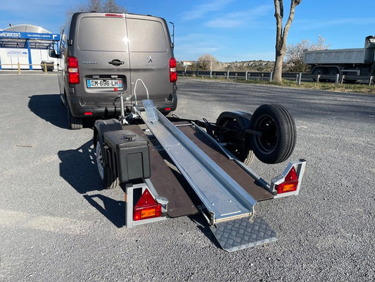 Remolque para motocicleta 2,50 m/600 kg TYPE-TOP