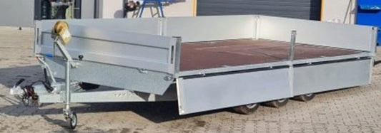 Plataforma lateral abatible Boss 600 x 200 cm 3500 KG + rampas + muletas